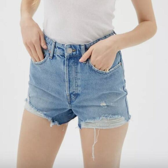 BDG Urban Outfitters High-Waist Summer Cut-Off Festival Shorts 29"W - Picture 1 of 10